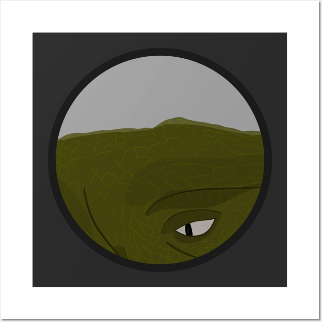 Jurassic Eye Wall Art by byebyesally